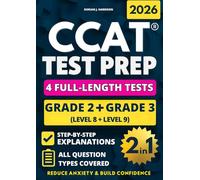 CCAT Grade 2 & 3 Test Prep (2-IN-1): 4 Complete Practice Tests with Clear Answer Explanations to Reduce Test Anxiety and Unlock Gifted Program Access (Canadian CCAT Test Prep Complete Series)