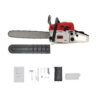 CCAUUB 2000 W 20 Inch Gas Powered Chainsaw, 52CC 2-Stroke Petrol Chainsaw, 7500 rpm Petrol Chainsaw Cutting Wood Gas Saws Air-Cooled Chainsaw Set, Forest Filling, Tree Pruning