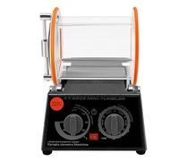 CCAUUB 3Kg Rotary Tumbler Jewelry Polisher 220V Timing Polishing Machine, Gold/Coins Polishing Finishing Machine 5 Adjustable Speed Mini Jewelry Tumbler Machine Surface Polisher