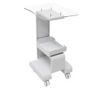 CCAUUB Movable Beauty Trolley, Glass Panel Salon Spa Rolling Trolley with Wheels, Trolley Cart, Mobile Beauty Machine Trolley for Spa Beauty Salon for Hairdressing Salon, Spa Salon