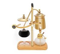 CCAUUB Saldo Syphon Siphon Coffee Machine, Belgian Belgium Royal Family Glass Siphon Coffee Machine Cloth Filter, Vacuum Coffee Brewer Hot Tea Maker Machine for Home and Office
