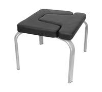 CCAUUB Yoga Headstand Stool, Black Yoga Chair, Fitness Bench, Home Chair, Yoga Headstand Chair for Home and Gym, Steel and PU Padding, Fatigue Relief, 200 kg Load Capacity