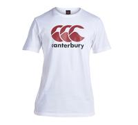 Canterbury Men's CCC Logo Tee, White/Red/Black, 3XL UK