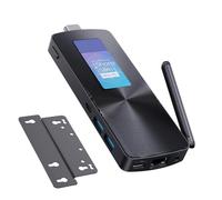 CCCAZ1 Fanless Mini PC Stick PCG02, N100 Compute with Windows 11 Pro, 8GB 128GB Micro Desktop Computer, Full Functional USB-C, Gigabit Ethernet BT5.1 on Business Office Industrial IoT Home