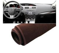 CccByaaa1 Anti-Slip Mat Dashboard Cover Pad Interior Mat for Mazda 3 M3 BL 2010 2011 2012 2013,Pad Sunshade.,Brown