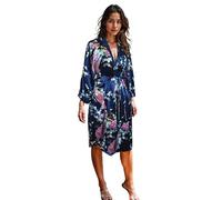 CCcollections Long Kimono Robe for Women’s | Premium Peacock Long Bridesmaid Robe | Ideal for, Bridal Shower, Anniversary & Birthday Women’s Gift