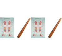 CCcollections Wood Therapy Massage Tools, Reflexology Wooden Stick Tool, Traditional Equipment for Relieving Muscle Pain Body Lymphatic Drainage Massager - (D 1SET) (Pack of 2)