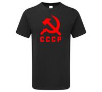 CCCP Hammer & Sickle T-Shirt Soviet Union Russia 80s KGB Political Logo
