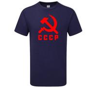 CCCP Hammer & Sickle T-Shirt Soviet Union Russia 80s KGB Political Logo