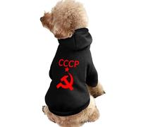CCCP Star Soviet Union USSR Cute Dog And Cat Clothes Pet Hoodie Sweatshirt Pullover Sweater Coat