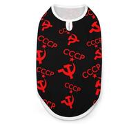CCCP Star Soviet Union USSR Dog Shirts Pet Clothes Cat T Shirt Vest Lightweight Costume for Puppy Kitty