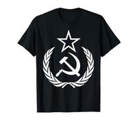 CCCP T-Shirt Hammer and Sickle Soviet Union USSR Russian Tee T-Shirt