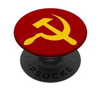 CCCP USSR SOVIET UNION HAMMER AND SICKLE VINTAGE RETRO PopSockets Adhesive PopGrip
