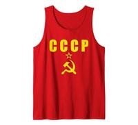 CCCP USSR SOVIET UNION VINTAGE RETRO COLD WAAR STYLE Tank Top