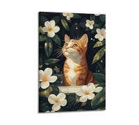 Cccyh_4K__A_cute_orange_cat_is_sitting_in_the_bathtub_s_6fcd0a1a-a0e3-4797-aa22-ae195787095a_4 Poster Decorative Painting Canvas Wall Posters And Art Picture Print Modern Family Bedroom Decor Posters