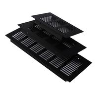 CCCZWLYO Air Vent Aluminum Alloy Square Ventilation Grille, 1pcs Width 1.96in/3.15in/3.93in/5.9in Cover Rectangle Air Grille, For Walls And Ceilings Cabinets (With Four Screws) (Size : 80x800mm)