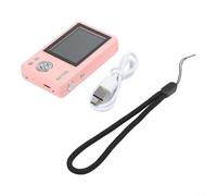 CCD 1080P Digital Camera With 96MP Pixel Density, 16X Zoom Function, 2.4 Inch HD Screen For Live View And Playback(Pink)