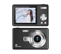 CCD-Based 1080P Digital Camera with 96MP Imaging, 16X Zoom, 2.4 Inch HD Display for Family Moments and Personal Projects (Black)