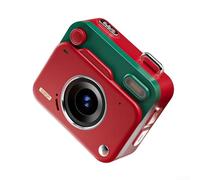 CCD Digital Camera, Retro Design with 8MP Photo and 1080P HD Video, Portable Compact Camera for Travel, Students and Everyday Use(Red)