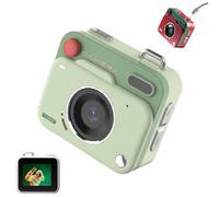 CCD Mini Retro Digital Camera,Keychain Camera with 1080P FHD Video,48MP Portable Student Small Cameras,Vintage Tiny Digital Video Recorder,1.7-inch LCD Screen,for Photograph(Green)