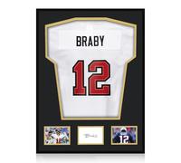 CCDCC Aluminum Jersey Frame Display Case 1 Pack, 24x32 Metal Large Jersey Frame Shadow Box with Mats for Wall Display Sport Jersey Shirt, Black