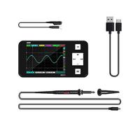 CCDSO Portable Oscilloscope DS211, Pocket Size Handheld, Built-in Rechargeable Battery, 1 Channel, 200Khz Bandwidth, Entry Level Oscilloscope for Beginner
