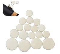 CCeCCe 17 Pack Clarinet Pads Set Replacement Bb Clarinet Pad 17 Keys Clarinet Padding for Bundy Clarinet Ebonite Bb Clarinets B Flat Clarinet Orchestra Musical Woodwind Instrument