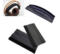 CCeCCe 2 Pack Headphone Headband Cover Replacement PU Leather Universal Headphone Protector Sleeve for Beats Bose AKG Sennheiser Sony Audio-Technica ATH Gaming Headsets Curved + Straight