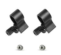 CCeCCe 2 Pack Microphone Clip Holder Mic Stand Clips Replacement with 5/8" 3/8" 1/4'' Mount Screws Mic Clip Clamp for Microphone Stand Boom Arm Boom Mic Stands Microphone Arm Suspension Boom Scissor
