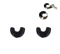 CCeCCe 2 Pack Saxophone Neck Strap Swivel Snap Hook Protector Rubber U Sleeve Cover Replacement Protective Case for Alto Saxophone Tenor Sax Straps Metal Snaps Clip