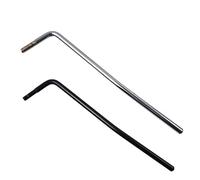 CCeCCe 2 Pack Tremolo Arm 6MM Screw-In Whammy Bar Metal Rod for Epiphone Strat Stratocaster Electric Guitar Tremolo System Non-Fender Guitars Chrome + Black