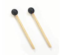 CCeCCe 2 Pack Tuning Fork Mallet Striker with Rubber Tip Silicone Hammer with Wood Handle for Violin Guitar Tuner Musical Instrument Singing Tone Tuning Set Sound Therapy Chakra Healing