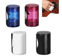 CCeCCe 4 Pack Finger Shaker Rhythm Hammer Egg Shaker Plastic Music Finger Ring w/Ajustable Strap Sand Bell Shot for Guitar Ukulele Mandolin Banjo Cajon Percussion Musical Instruments Tool Accessories