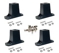 CCeCCe 4 Pack Luggage Bottom Feet Replacement Speaker Cabinet Stand Plastic Stud Suitcase Foot Pad Repair Parts for Travel Suitcases Outdoor Audio Station Sound Box
