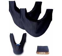 CCFREELIFE 1-Pack Pro-Grade Bowling Ball Cleaner Bag, Dual-Side Oil Lock Microfiber Towel for 6-16 lb Balls, Heavy-Duty Seesaw Design, Machine Washable,Gift Ready (1, Blue-Black)