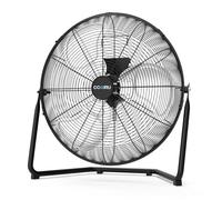 CCGIRU 12 Inch 1800 CFM High Velocity Heavy Duty Floor Fan with 3 Powerful Speeds,Portable Metal Fan,180°Tilting Quiet Shop Fan for Commercial, Residential, Gym, Home Use-