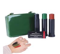CCGO Face Paint - 3 Colour Face Paint | 3 Colour Camouflage Face Paint | Application Pen | Durable Easy to Use Cover Makeup for Hunting Paintball Airsoft | Camouflage Face Paint