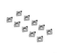 CCGT060204 AK Inserts for Aluminum, 10PCS Designed for Intermittent and Continuous Cutting Operations