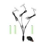 Ccguoea 3in1 3V 2AA Battery to USB/Type C Electric for Auto Trash Christmas String Light Toothbrush Camera Flashlight Keyboard Aa Battery Rechargeable