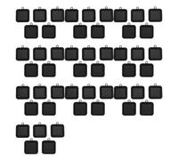 Ccguoea Corrosions Resistant Alloy Square Holder Suitable for 20mm Time Gemstones Providing Stable Long Lasting Wedding Display Portable Base