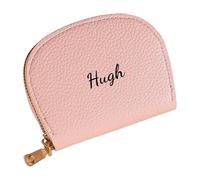 Ccguoea Fashionable Semi Circles Card Holders with Multiple Pockets Waterproof PU Materials Portable Travel Thin Travel Card Storage Pouches