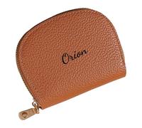 Ccguoea Fashionable Semi Circles Card Holders with Multiple Pockets Waterproof PU Materials Portable Travel Thin Travel Card Storage Pouches