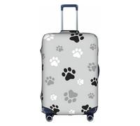 Cchgkpd Animal Paw Prints Print Personalized Elastic Washable Luggage Cover for 18-32 Inch Suitcases