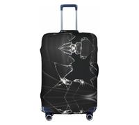 Cchgkpd Broken Window Print Personalized Elastic Washable Luggage Cover for 18-32 Inch Suitcases