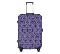Cchgkpd Haunted Mansion Print Personalized Elastic Washable Luggage Cover for 18-32 Inch Suitcases