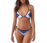 Cchgkpd Scottish Retro Print Stylish Two-Piece Bikini Set ï¼Œ Women's Sexy Swimsuit with Adjustable Spaghetti Straps and Low-Rise Bottoms Black