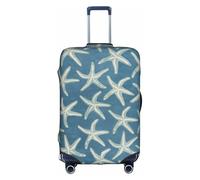 Cchgkpd Starfish Coastal Wool Print Personalized Elastic Washable Luggage Cover for 18-32 Inch Suitcases
