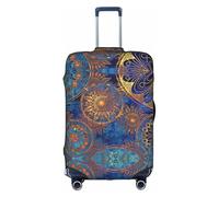 Cchgkpd Starry Sky Mandala Print Personalized Elastic Washable Luggage Cover for 18-32 Inch Suitcases