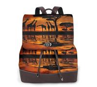 cchgnm Africa Giraffe Majestic Tree Print Elegant Lightweight Women'S Backpack Is Suitable For Various Occasions Such As Work,Travel,And Dates.