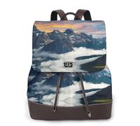 cchgnm Alpine Scenery Vivid Sky Above Print Elegant Lightweight Women'S Backpack Is Suitable For Various Occasions Such As Work,Travel,And Dates.